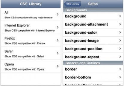 CSS Library: un’app per tutti i web designer