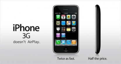 Niente AirPlay per l’iPhone 3G