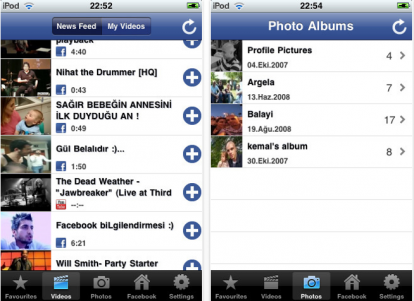 Visualizza e scarica foto e video Facebook tramite iPhone