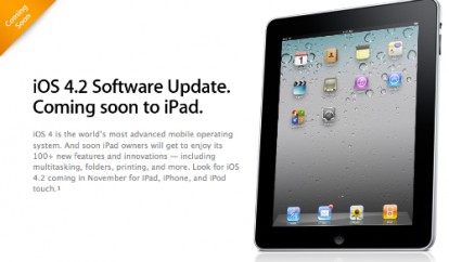 iOS 4.2 spunta una nuova data per il rilascio: 16 novembre [RUMOR]