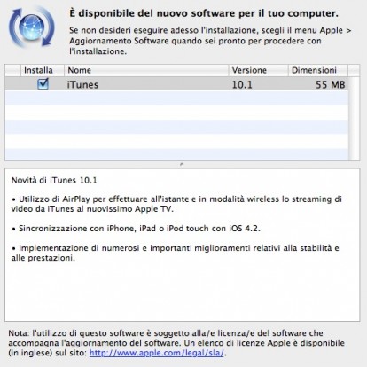 Rilasciato l’aggiornamento iTunes 10.1 – iOS 4.2 in arrivo?