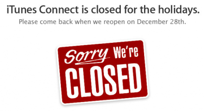 Apple annuncia la chiusura di iTunes Connect dal 22 al 29 Dicembre