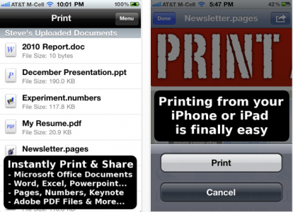 Print, l’app per memorizzare e stampare documenti tramite iPhone