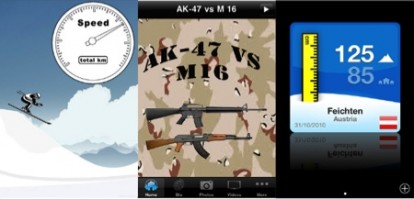 iPhoneItalia Quick Review: TachimetroPerSciatori, AK-47 vs M 16, Altezza Neve 10/11