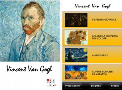 “Van Gogh – La vita, le opere” per iPhone pubblicato su App Store