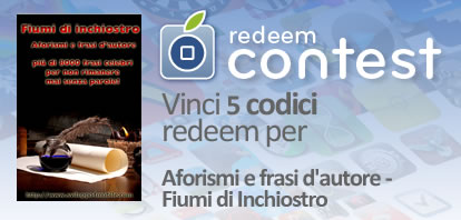 CONTEST: vinci 5 codici redeem per Aforismi e frasi d’autore – Fiumi di Inchiostro [VINCITORI]
