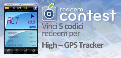 CONTEST: vinci 5 codici redeem per high GPS Tracker – Tracking Yourself! [VINCITORI]