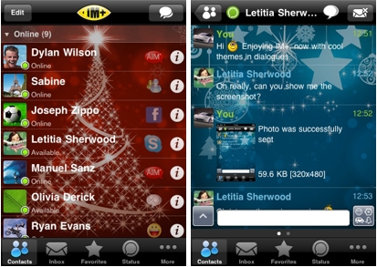 IM+: aggiunti due nuovi sfondi a tema natalizio
