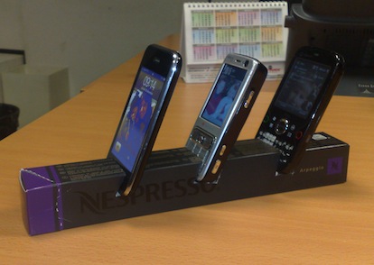 Dock fai-da-te: Nespresso iPhone Docking [Curiosità]