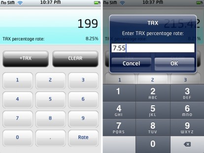 Plus Tax 1.0: Calcola le tasse su iPhone [Cydia]