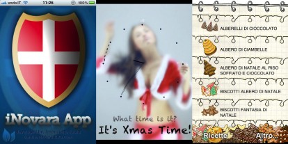 iPhoneItalia Quick Review: iNovara App, Xmas Time e Dolce Natale
