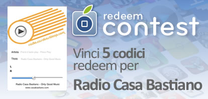 CONTEST: vinci 5 codici redeem per Radio Casa Bastiano [VINCITORI]