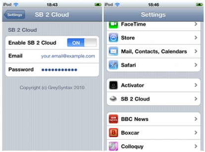 SB 2 Cloud: presto su Cydia Store un ottimo client per il servizio Cloud