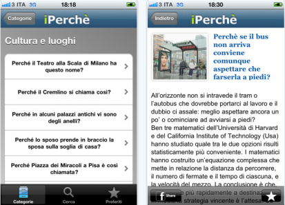 iPerchè , una spassosissima applicazione per soddisfare tutte le nostre curiosità!