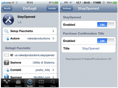 StayOpened: un nuovo tweak per impedire la chiusura automatica di App Store durante il download di applicazioni [Cydia]