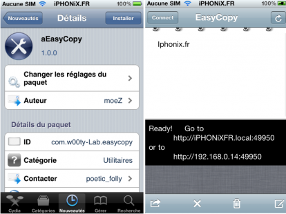 aEasyCopy: copia parole o frasi dall’iPhone al computer [Cydia]