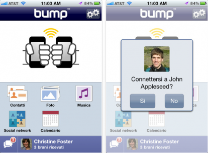Bump, il programma per la condivisione dei file diventa “virtuale”