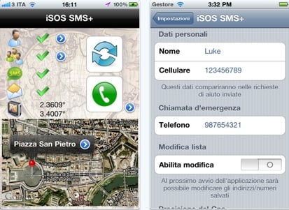 iSOS SMS+, l’applicazione salva-vita per il tuo iPhone