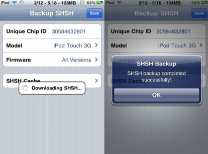 iSHSHit disponibile su Cydia – alternativa a TinyUmbrella