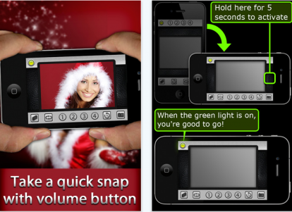 Scattare le foto con i tasti volume con l’applicazione Quick Snap per iPhone