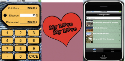 iPhoneItalia Quick Review: Sales Calculator, My Love My Love, Piuinfo Museums