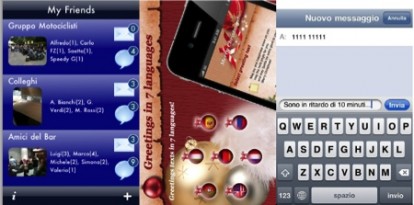 iPhoneItalia Quick Review: My Friends, Xmas Greetings, InstaSMS