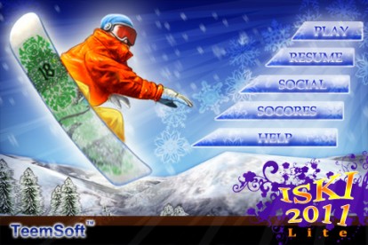 Andiamo sullo snowboard con 3DiSki2011, gratis su App Store