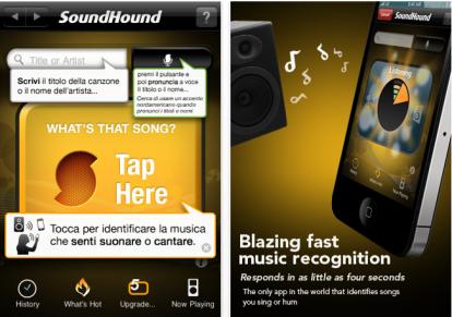 SoundHound offre ID illimitati anche nella versione free!