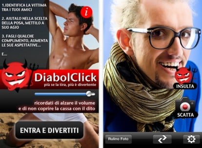 DiabolClick – L’applicazione per fare le foto con un po’ di… umorismo