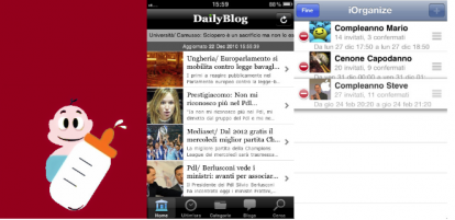 iPhoneItalia Quick Review: Milk Baby, DailyBlog, iOrganize