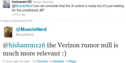 Lo sblocco della baseband dell’iPhone 4 dopo l’evento Verizon? [RUMOR]