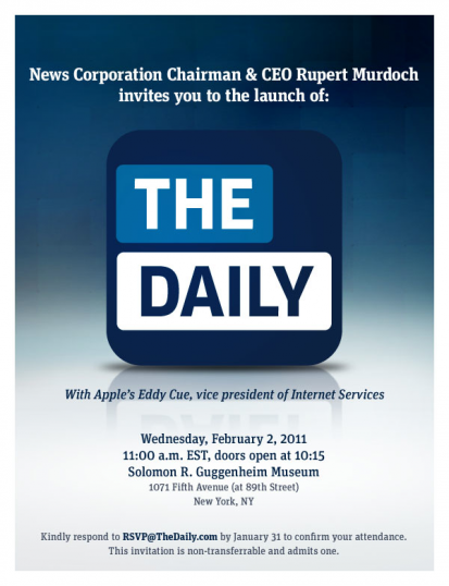 The Daily e iOS 4.3 disponibili ufficialmente dal 2 febbraio? [RUMOR]