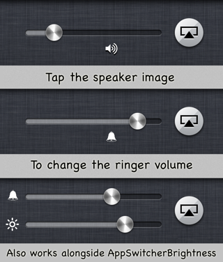 App Switcher Ringer permette di cambiare il volume di sistema mentre ascolti la musica [Cydia]