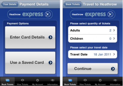 Heathrow Express: il biglietto digitale arriva su iPhone