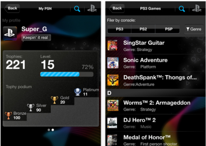 PlayStation Official App disponibile su App Store!