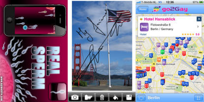 iPhoneItalia Quick Review: RealSperm, go2Gay, Catch & Sign
