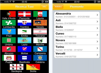 Aggiornamento per Ricerca Taxi, ora alla versione 1.1