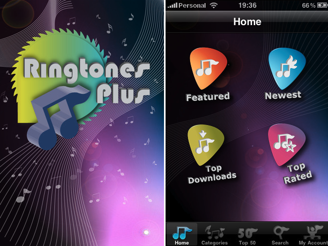 Ringtones Plus: un negozio di suonerie gratuite e a pagamento a portata di dito