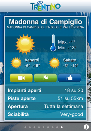 Ski Trentino, nuova versione su App Store