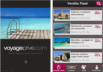 voyageprive.com lancia l’app per iPhone