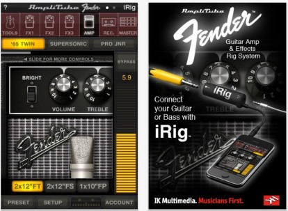 Amplitube Fender: disponibile in App Store