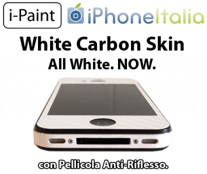 CONTEST: vinci 2 i-Paint White Carbon Skins per iPhone 4! [VINCITORI]
