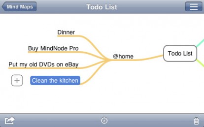 MindNode, organizza i tuoi pensieri e le tue idee in mappe concettuali sul tuo iPhone