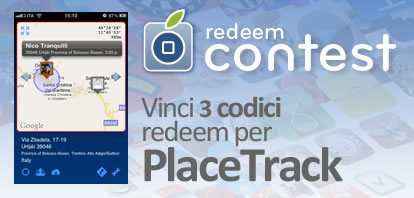 CONTEST: vinci 3 codici redeem per PlaceTrack [VINCITORI]