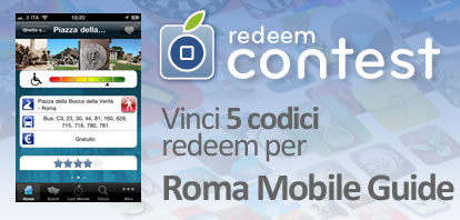 CONTEST: vinci 5 codici redeem per Roma Mobile Guide [VINCITORI]