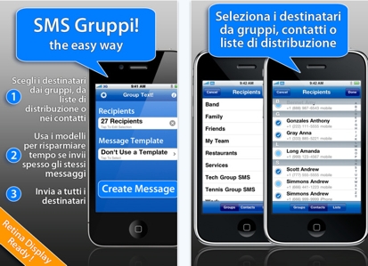 Aggiornamento per SMS Gruppi!, ora alla versione 1.9