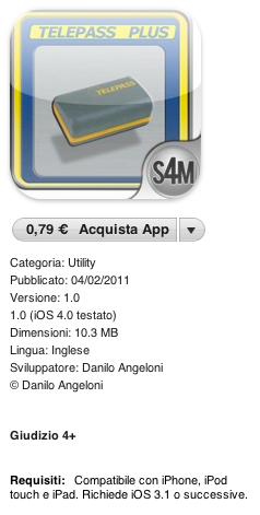 Telepass Plus tutta la gestione del tuo telepass racchiusa in un'unica  applicazione - iPhone Italia