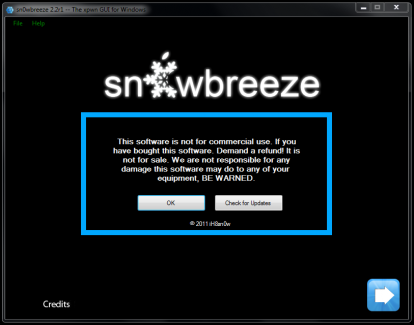 Sn0wbreeze si aggiorna alla versione 2.9.1 correggendo alcuni bug