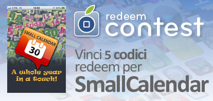 CONTEST: vinci 5 codici redeem per SmallCalendar [VINCITORI]