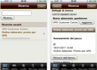 UPS Mobile è ora utilizzabile anche in Italia